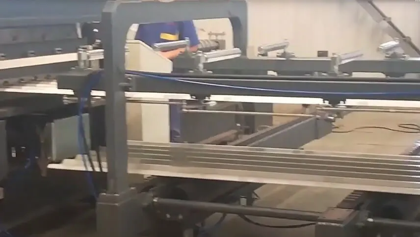 Automatic Decoiler+Double Layer Machine+Automatic Panel Stacker