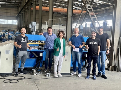 C&Z Purlin Roll Former with Paraguay Clients