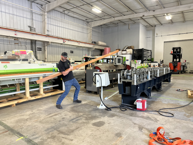 Drip Edge Roll Forming Machine with American Clients Drip Edge Roll Forming Machine with American Clients